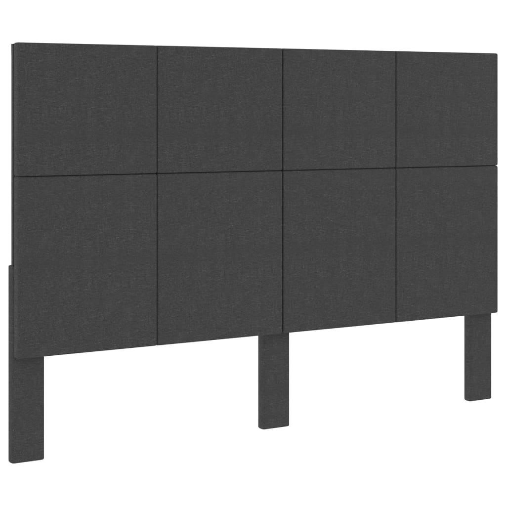 Hoofdbord 140x200 cm stof donkergrijs – afbeelding 1