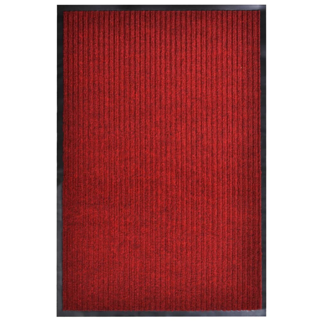 Deurmat 117x220 cm PVC rood