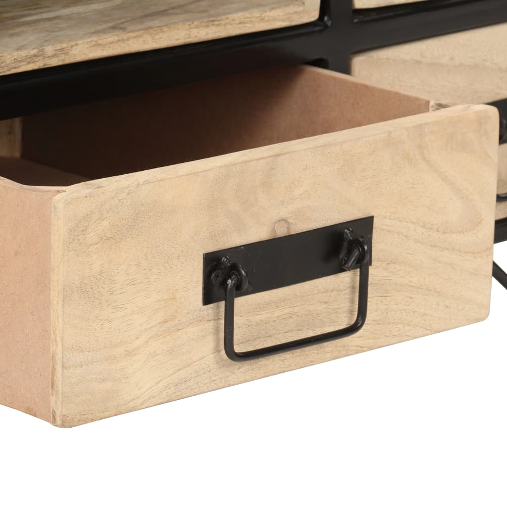 Salontafel 100x50x40 cm massief mangohout – afbeelding 6
