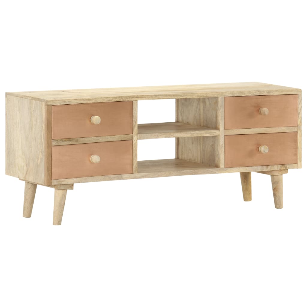Tv-meubel 110x30x45 cm massief mangohout – afbeelding 10