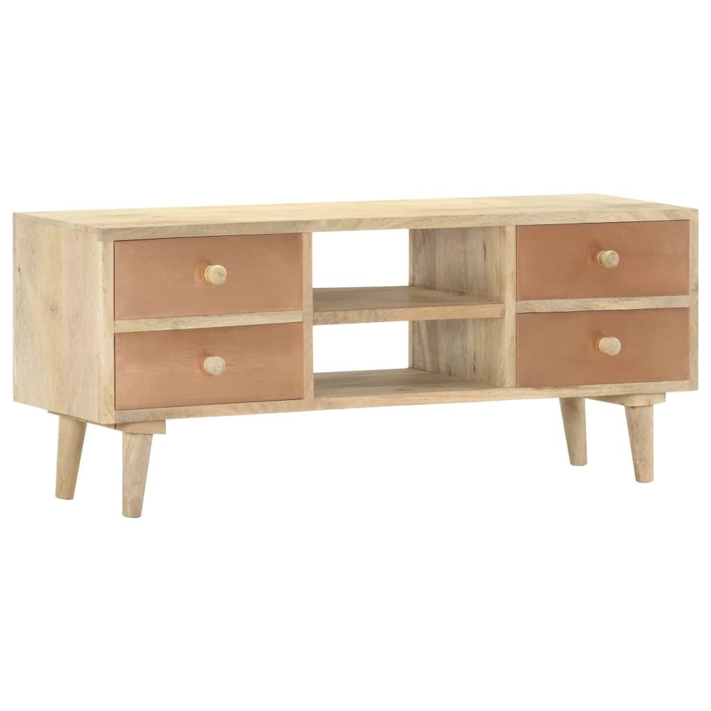 Tv-meubel 110x30x45 cm massief mangohout – afbeelding 11