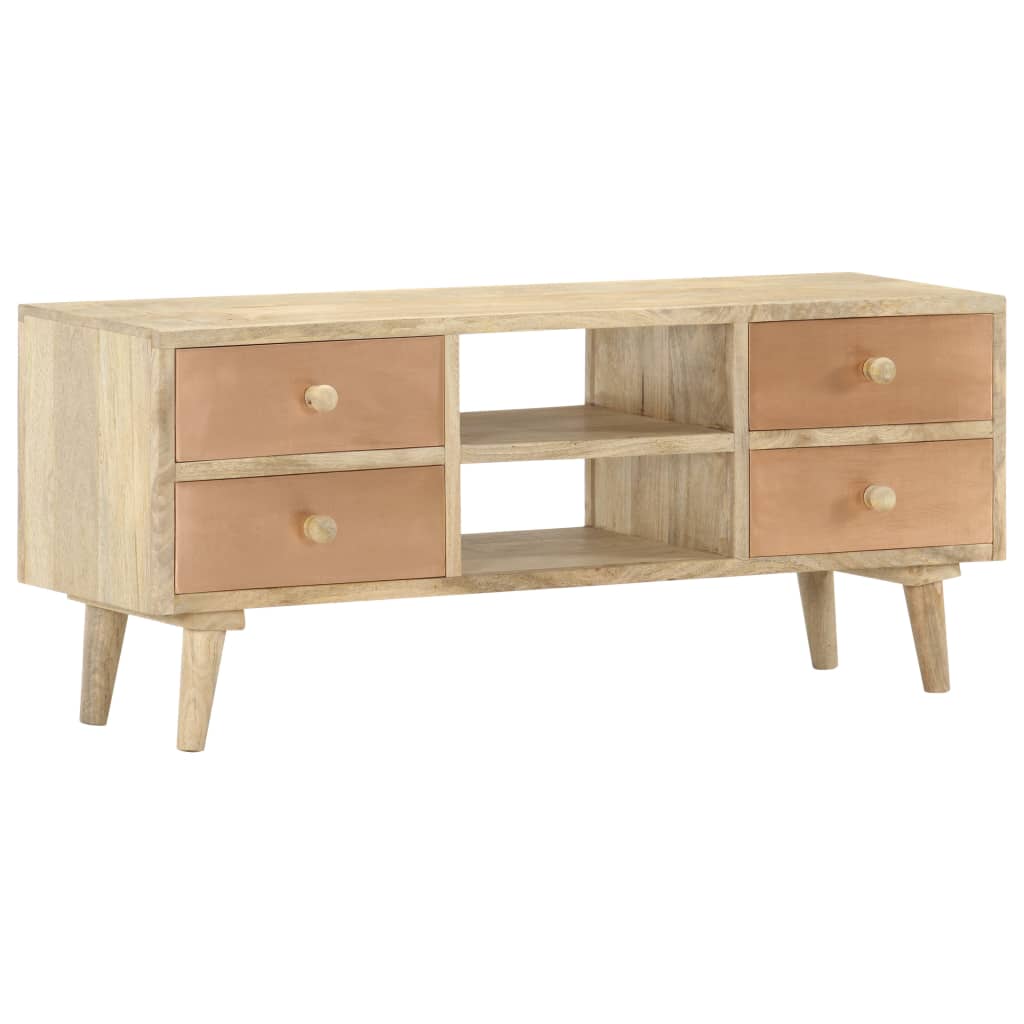 Tv-meubel 110x30x45 cm massief mangohout – afbeelding 12
