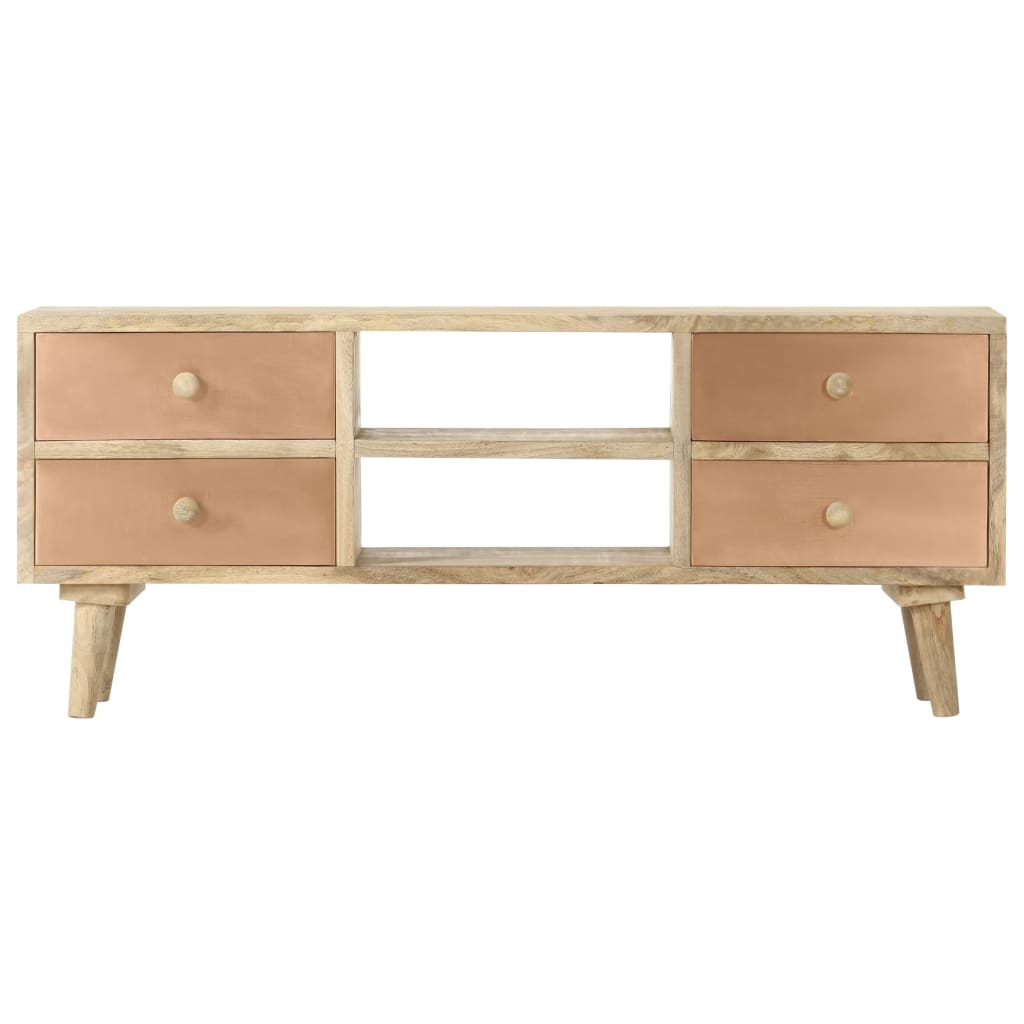 Tv-meubel 110x30x45 cm massief mangohout – afbeelding 2