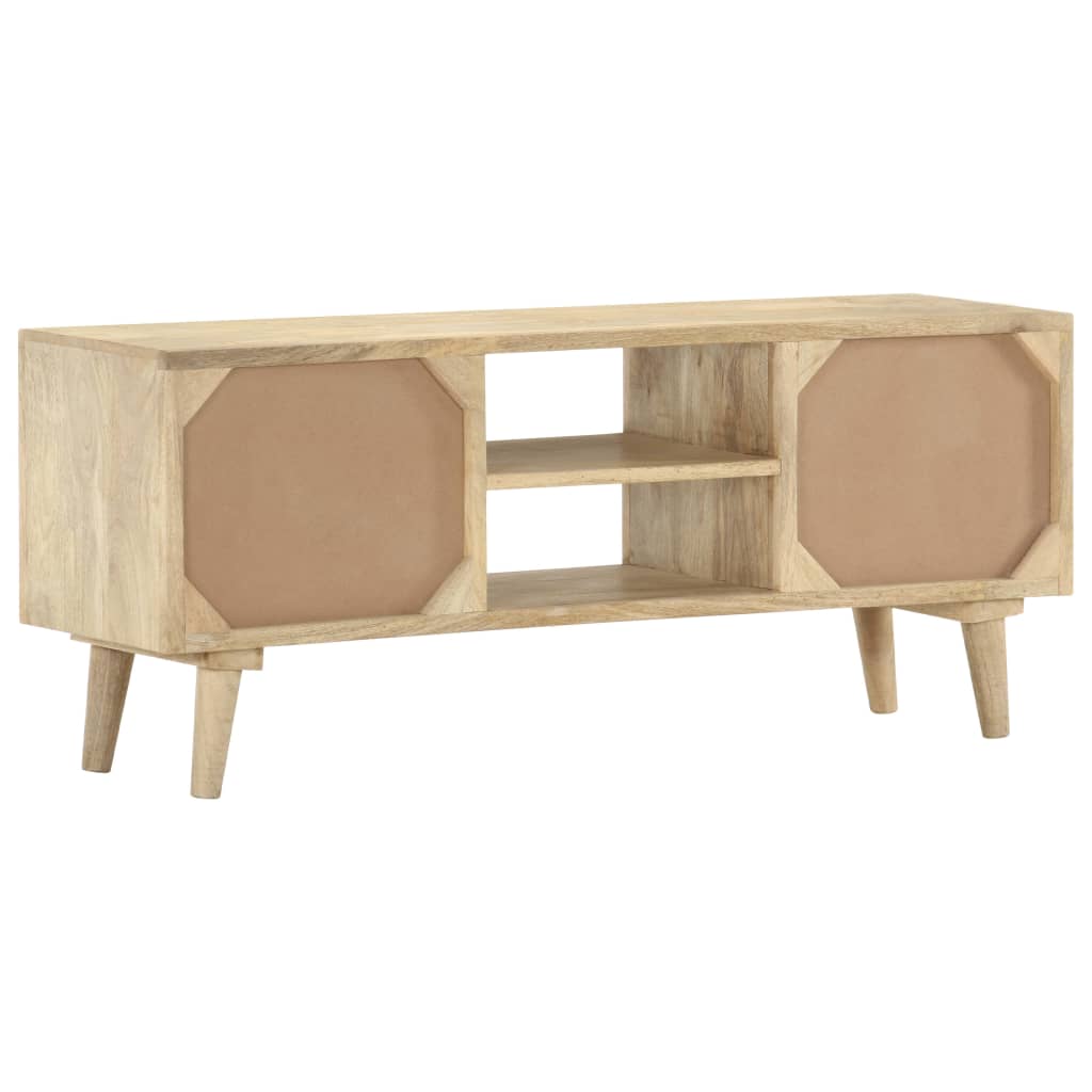 Tv-meubel 110x30x45 cm massief mangohout – afbeelding 4