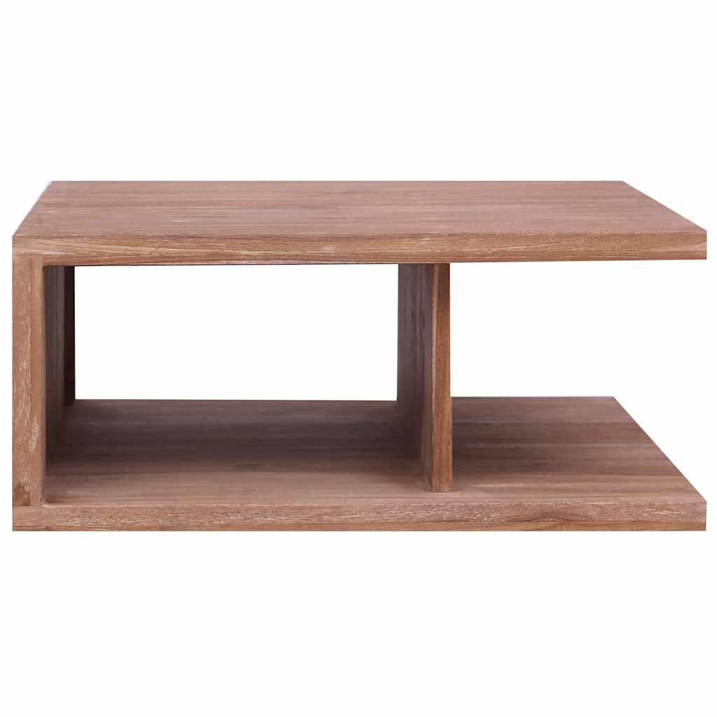 Salontafel 70x70x30 cm massief teakhout – afbeelding 2