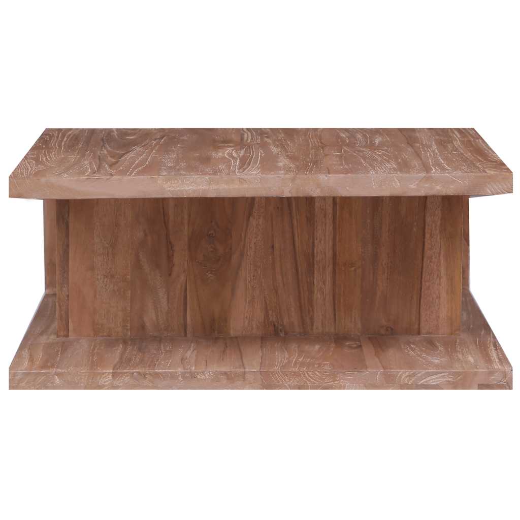Salontafel 70x70x30 cm massief teakhout – afbeelding 3