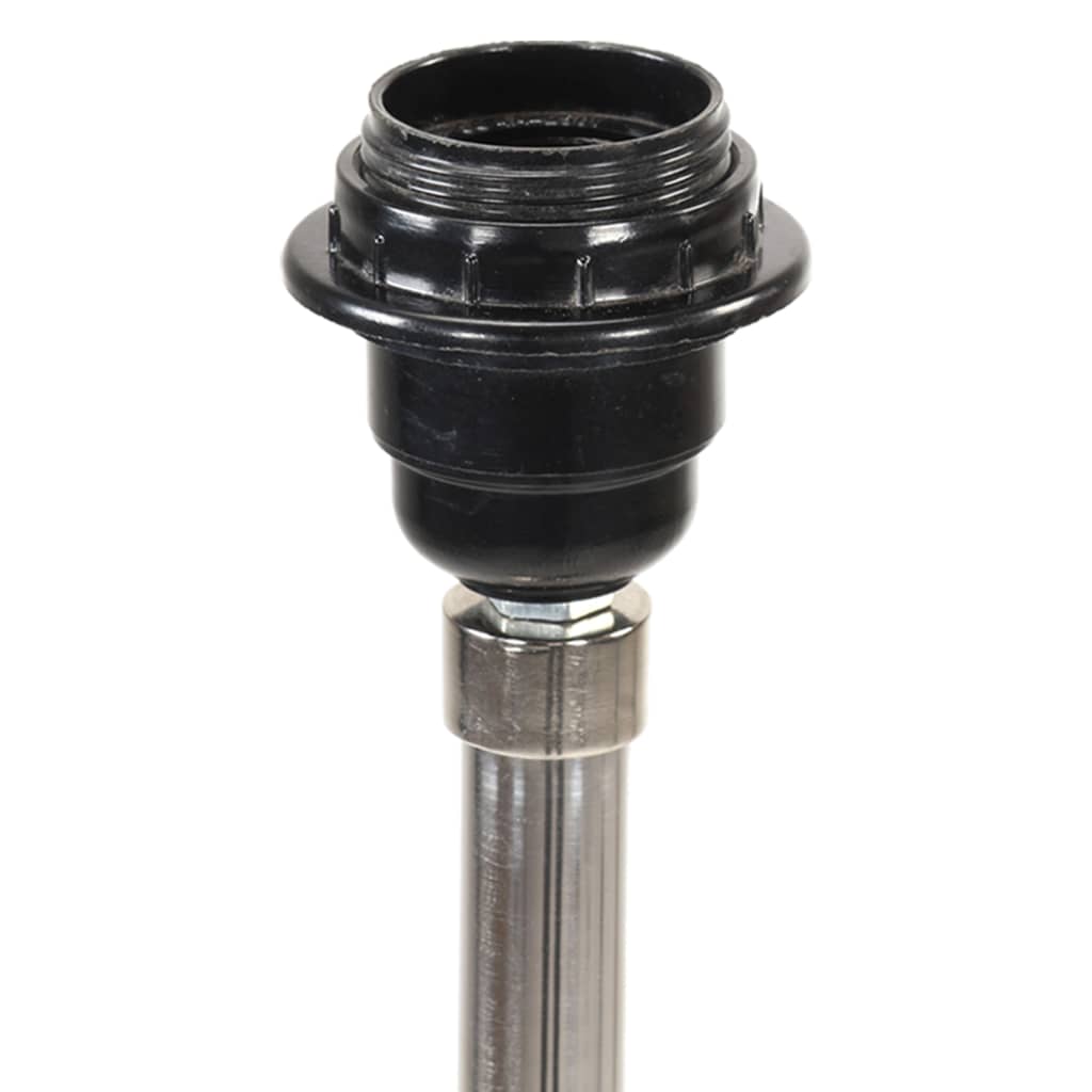 Vloerlamp driepoot 141 cm massief teakhout honingbruin en grijs – afbeelding 4