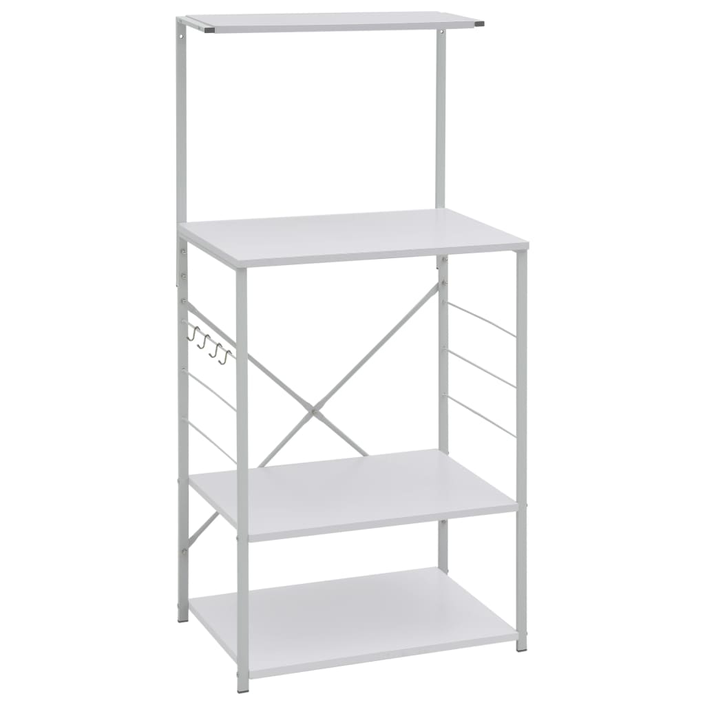 Magnetronkast 60x39,6x123 cm bewerkt hout wit – afbeelding 2