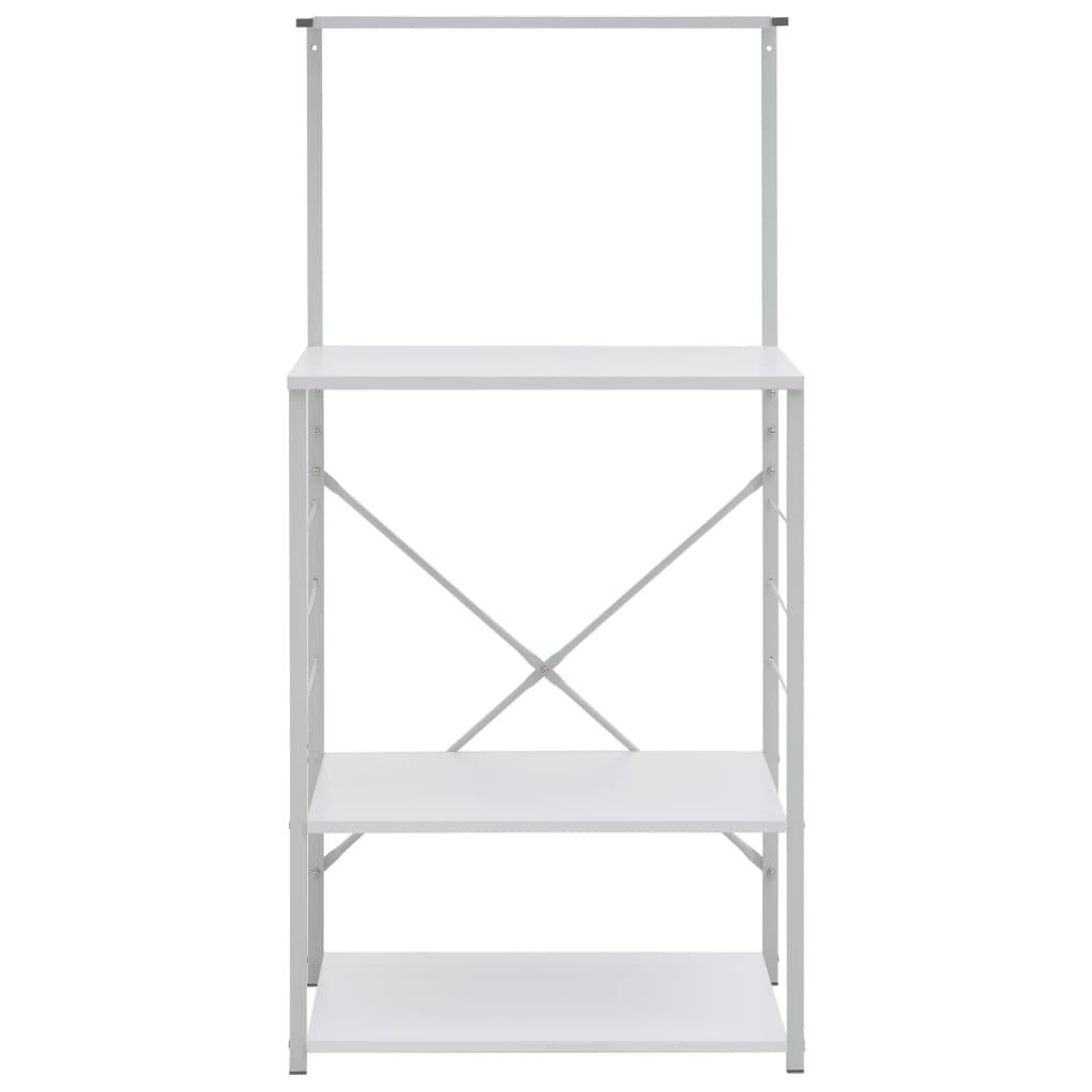 Magnetronkast 60x39,6x123 cm bewerkt hout wit – afbeelding 3