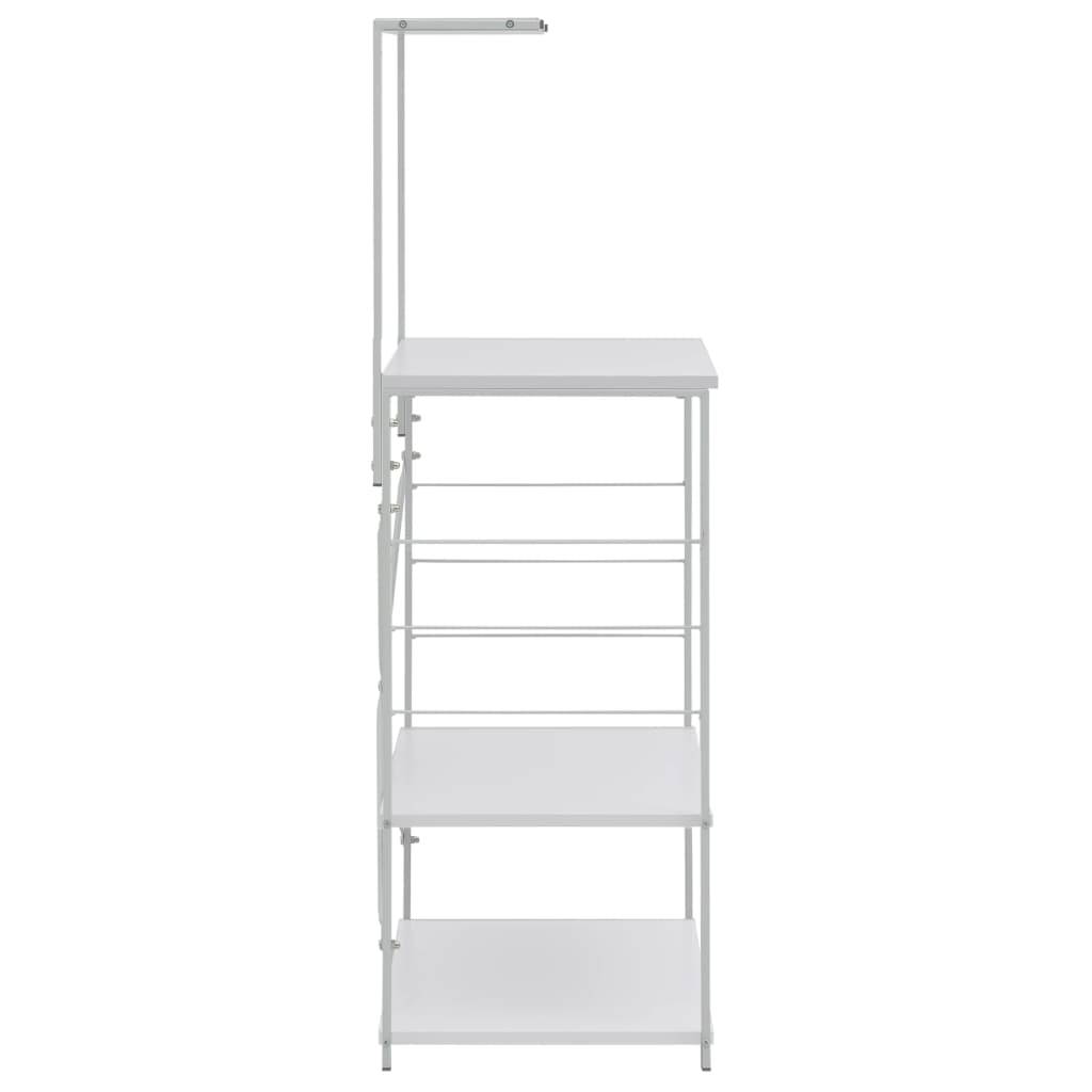 Magnetronkast 60x39,6x123 cm bewerkt hout wit – afbeelding 4