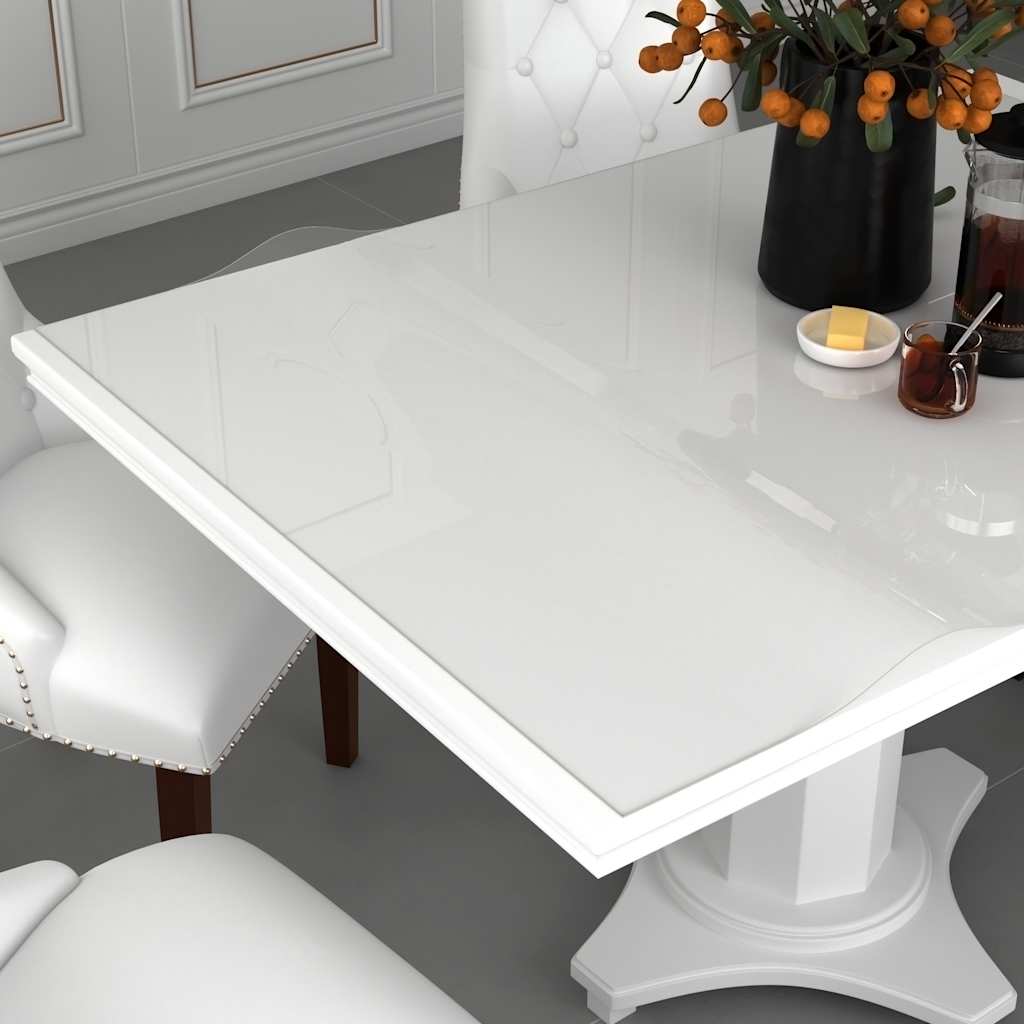 Tafelbeschermer 70x70 cm 1,6 mm PVC transparant – afbeelding 2