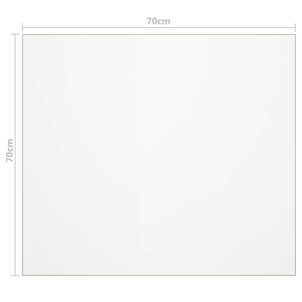Tafelbeschermer 70x70 cm 1,6 mm PVC transparant – afbeelding 6