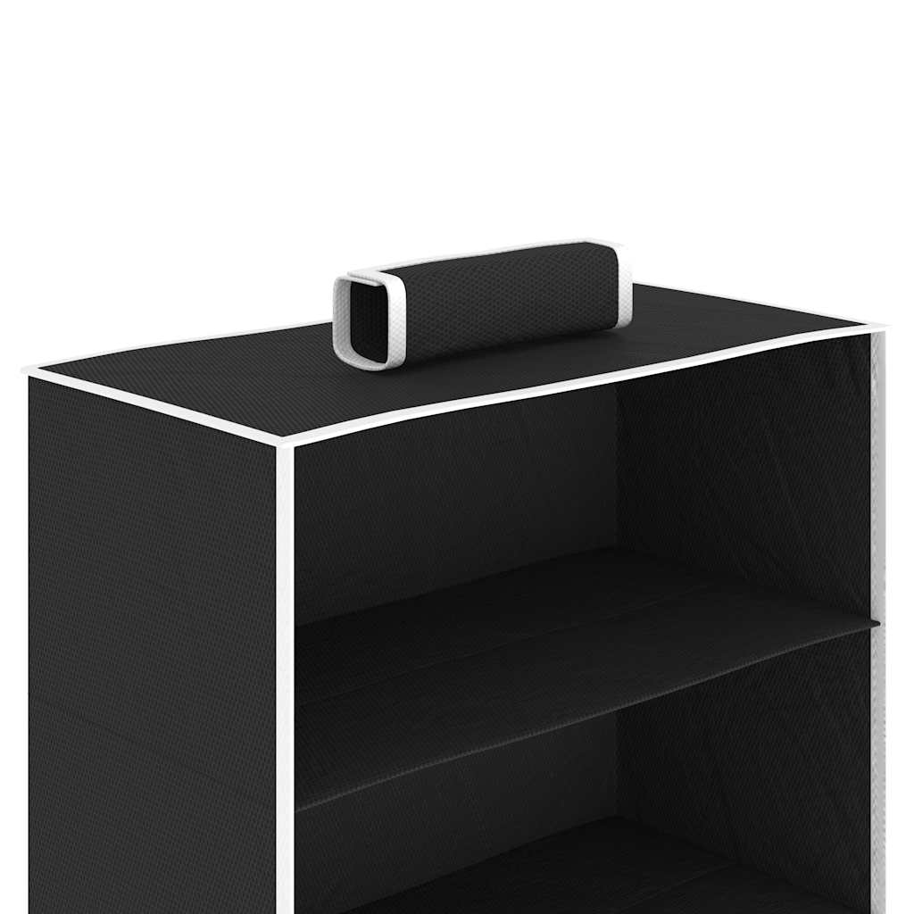 Kledingorganisers hangend 2 st met 10 schappen stof – afbeelding 7