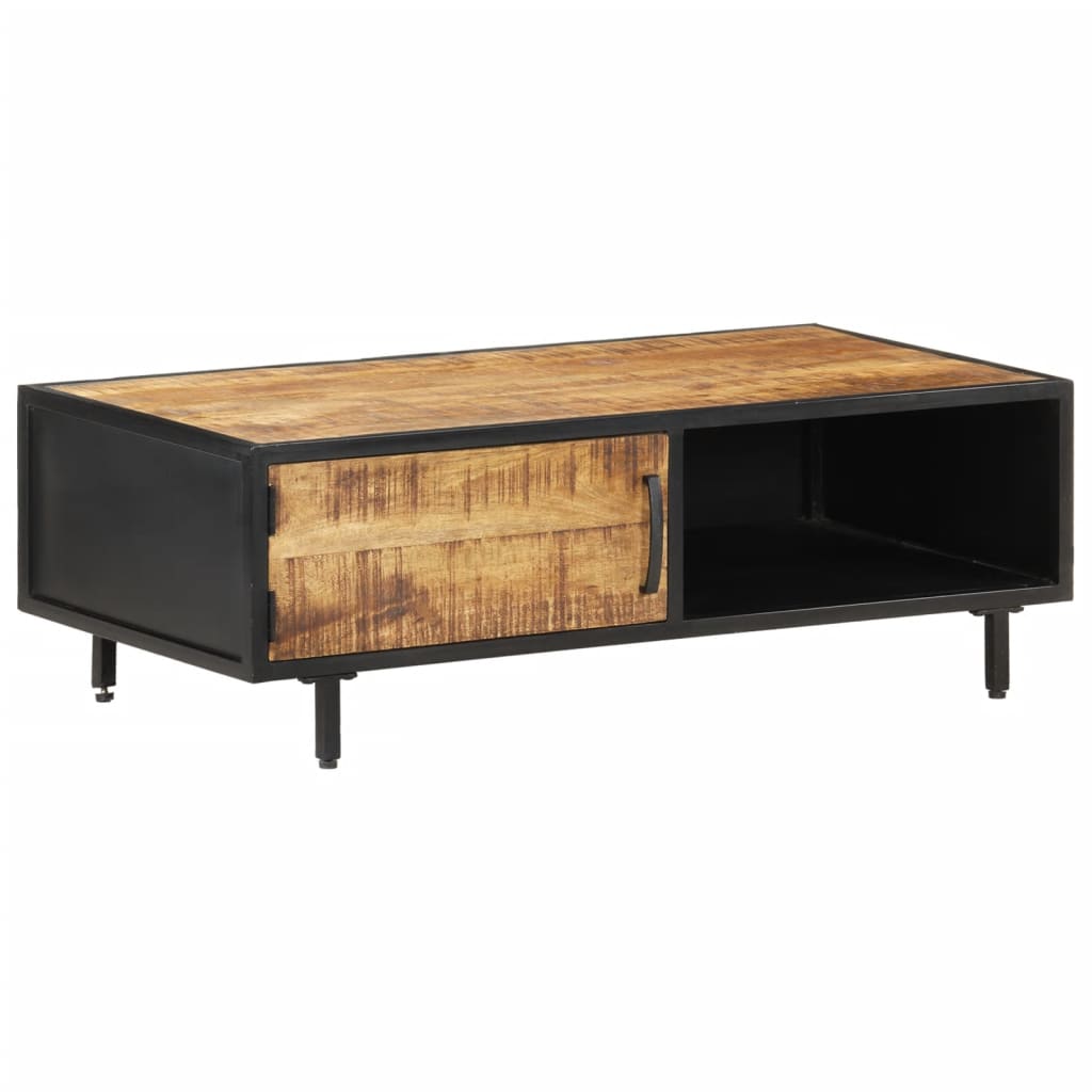 Salontafel 105x50x35 cm ruw mangohout – afbeelding 10