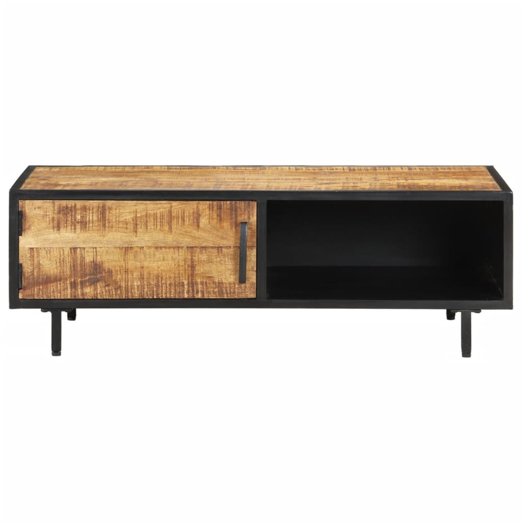 Salontafel 105x50x35 cm ruw mangohout – afbeelding 2