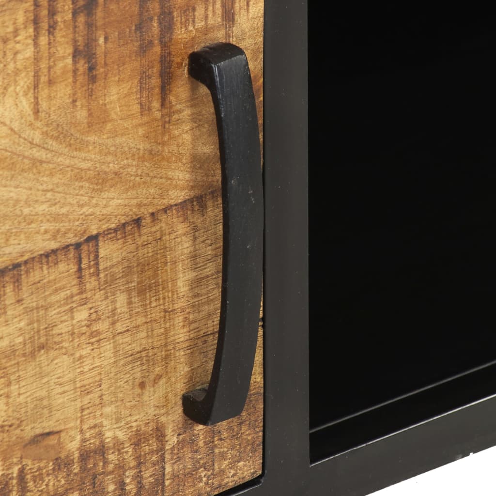 Salontafel 105x50x35 cm ruw mangohout – afbeelding 5