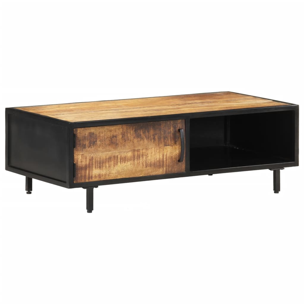 Salontafel 105x50x35 cm ruw mangohout – afbeelding 9