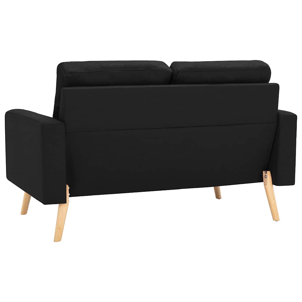 Tweezitsbank stof zwart – afbeelding 5
