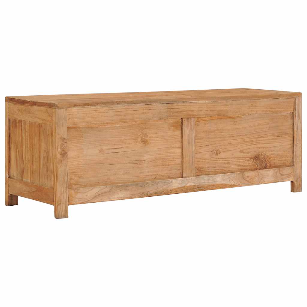 Tv-meubel 100x30x35 cm massief teakhout – afbeelding 4