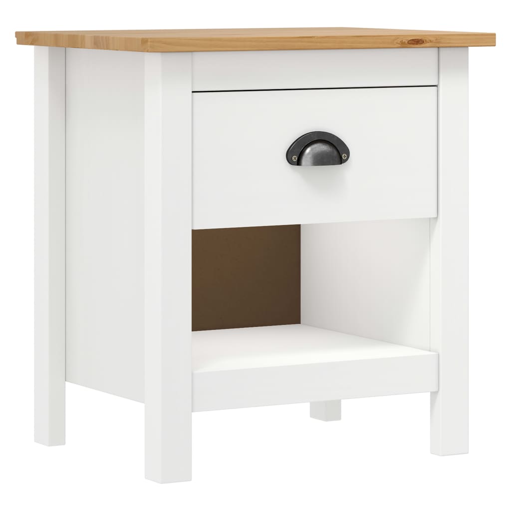 Nachtkastjes 2 st Hill Range 46x35x49,5 cm massief grenenhout – afbeelding 2