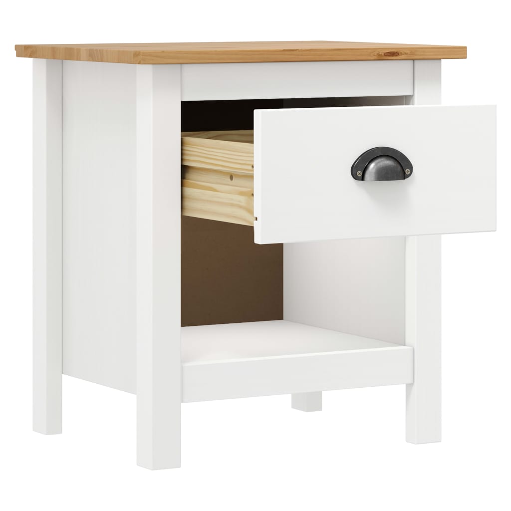 Nachtkastjes 2 st Hill Range 46x35x49,5 cm massief grenenhout – afbeelding 4