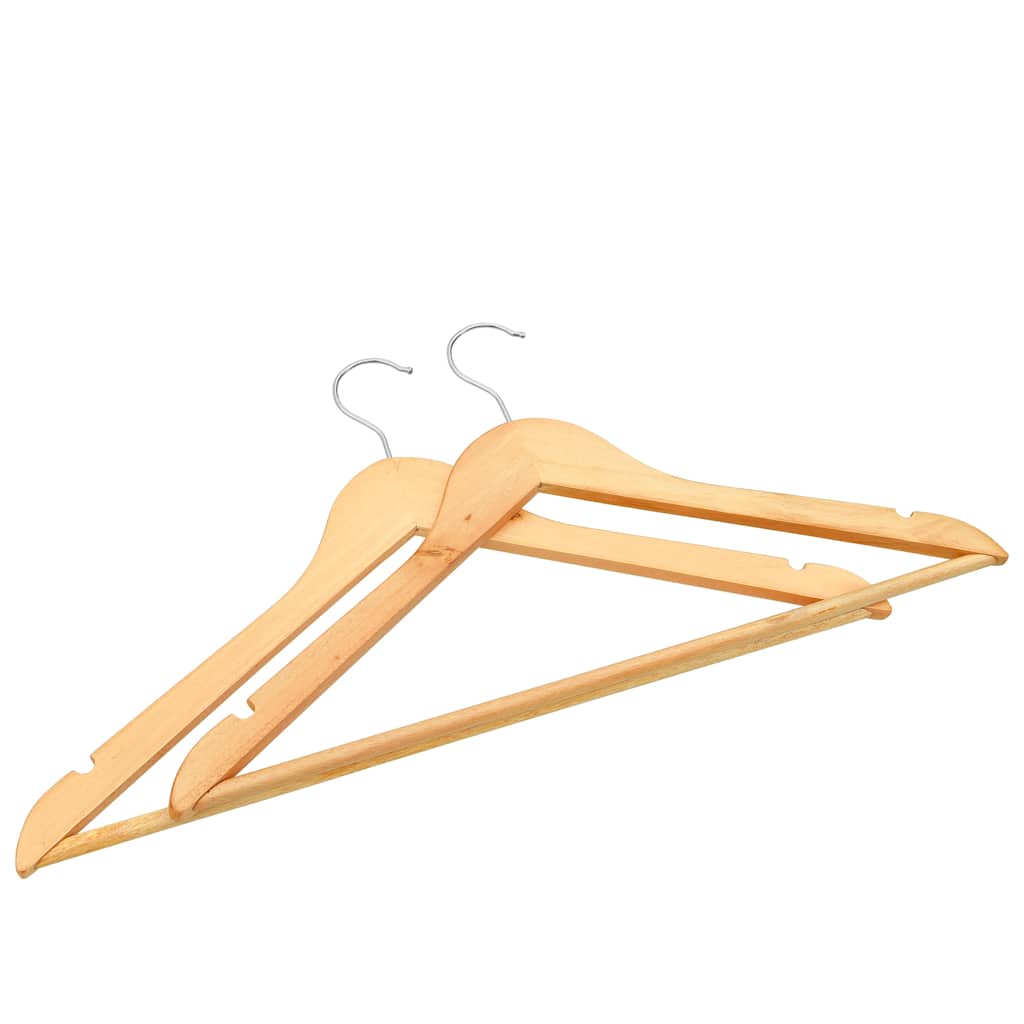 50-delige Kledinghangerset anti-slip hardhout – afbeelding 4