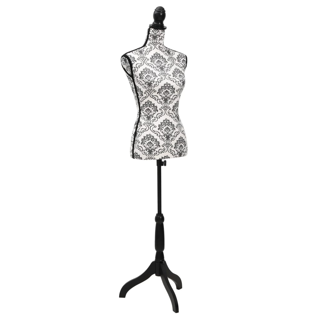 Etalagepop torso vrouw zwart wit – afbeelding 1