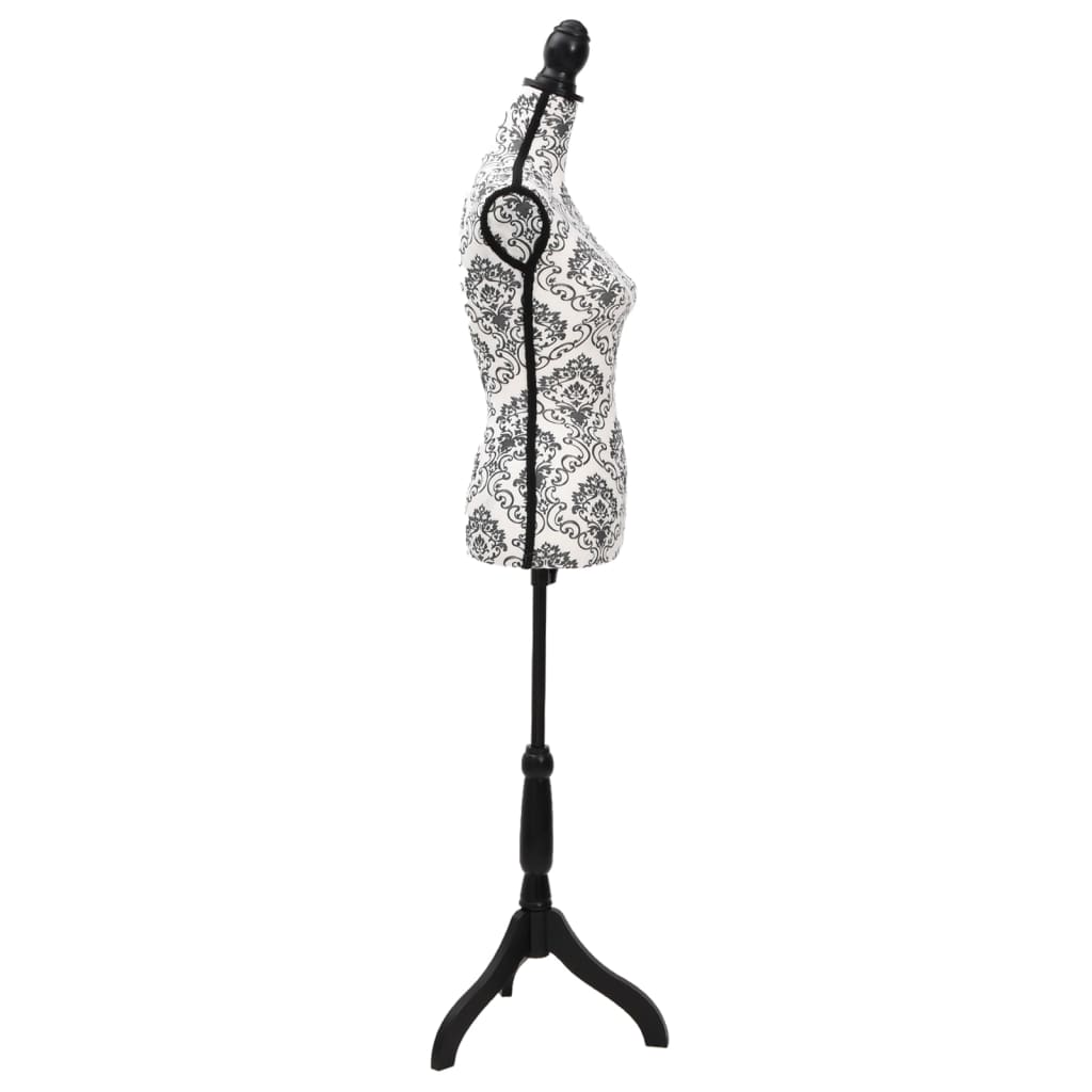 Etalagepop torso vrouw zwart wit – afbeelding 3