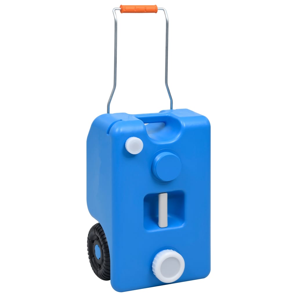 Watertank op wielen 25 L blauw – afbeelding 1