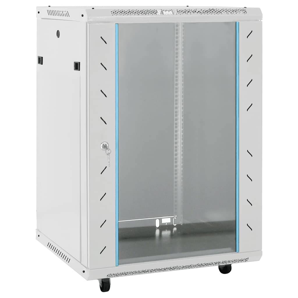 Netwerkkast met draaiwieltjes 15U 19" IP20 60x45x86 cm – afbeelding 1