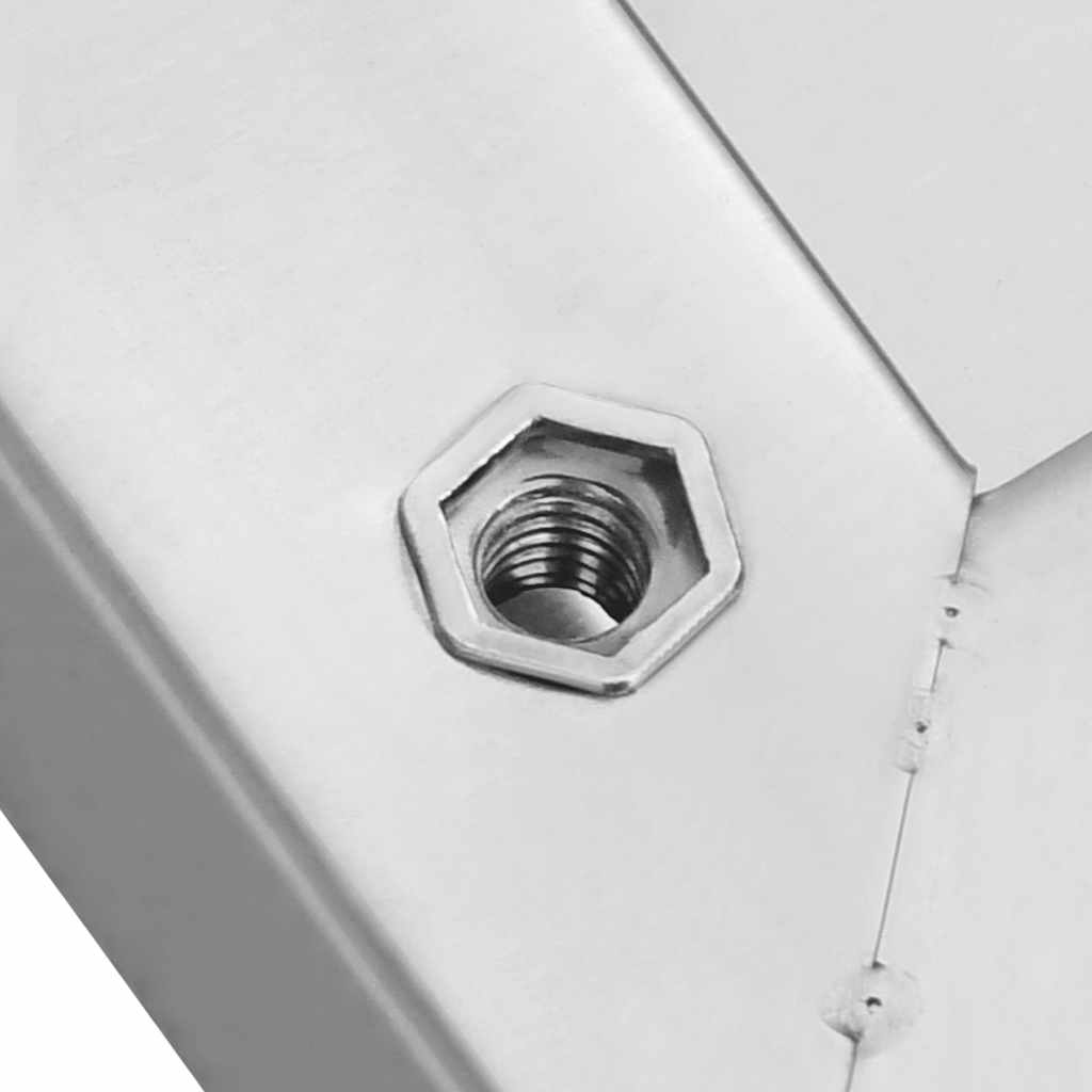 Wandschappen 2 st 75x23,5 cm roestvrijstaal zilverkleurig – afbeelding 8