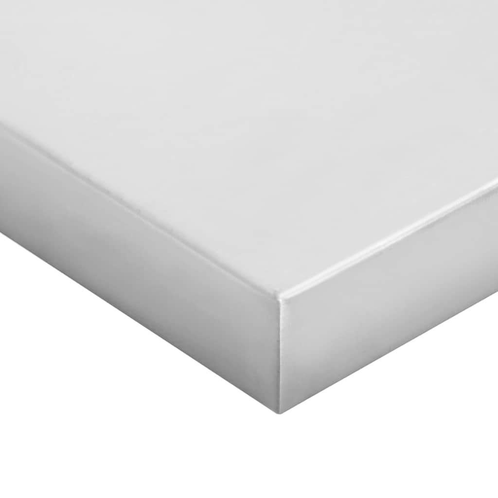 Wandschappen 2 st 75x23,5 cm roestvrijstaal zilverkleurig – afbeelding 9