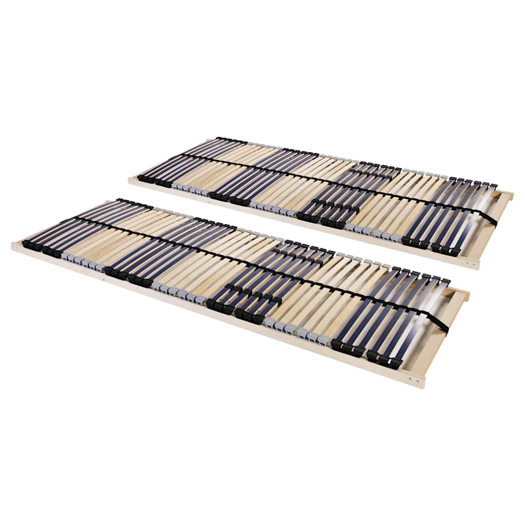 Lattenbodems 2 st met 42 latten 7 zones 90x200 cm – afbeelding 1