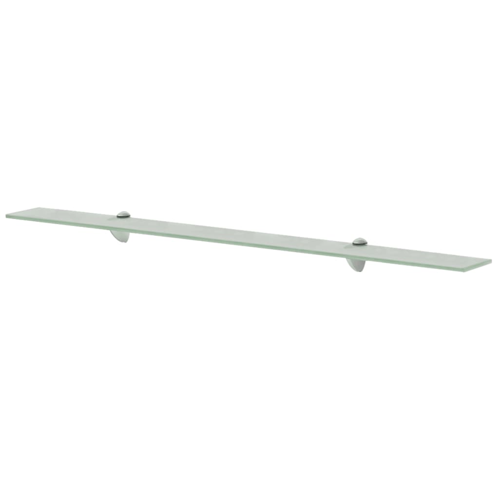 Schappen zwevend 2 st 100x10 cm 8 mm glas – afbeelding 2