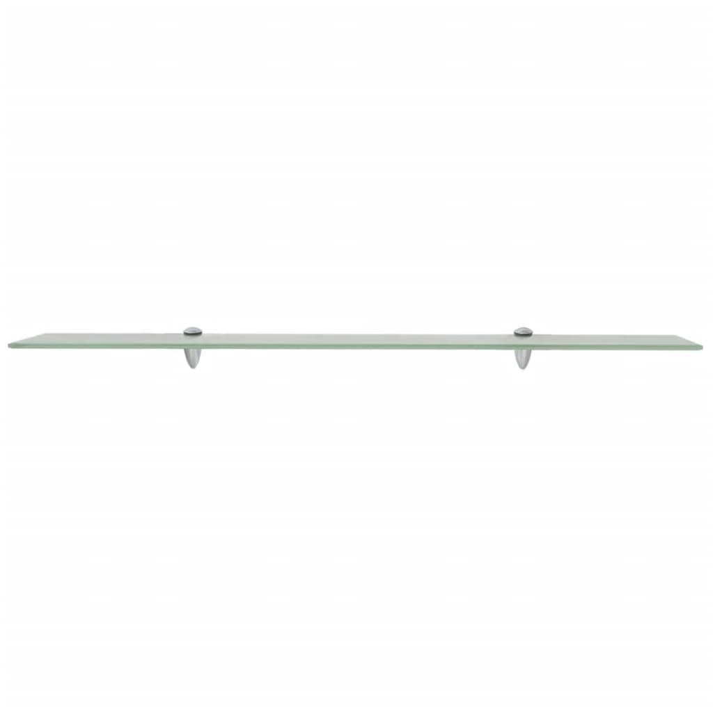 Schappen zwevend 2 st 100x10 cm 8 mm glas – afbeelding 3