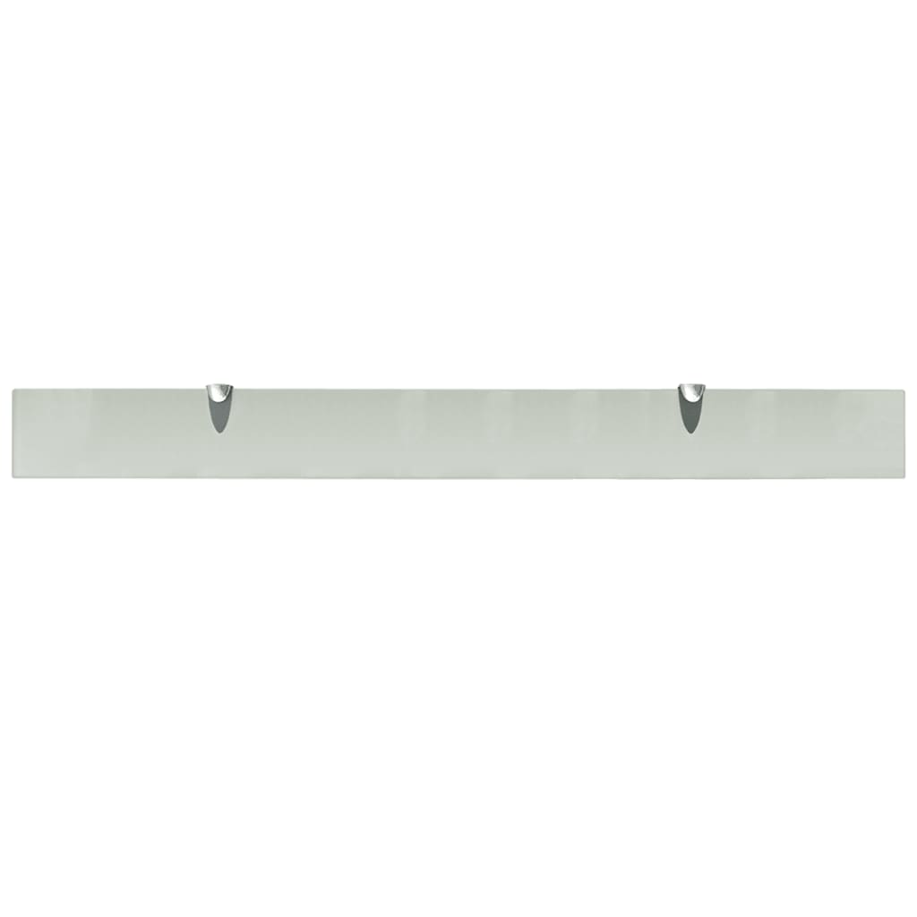 Schappen zwevend 2 st 100x10 cm 8 mm glas – afbeelding 4