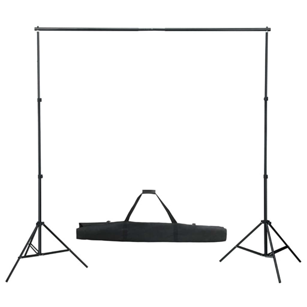 Fotostudioset met verlichtingsset en achtergrond – afbeelding 6