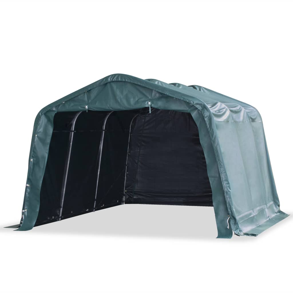 Veetent verwijderbaar 550 g/m² 3,3x4,8 m PVC donkergroen – afbeelding 1