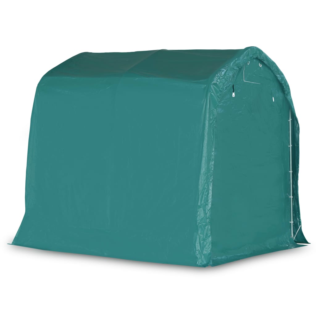 Garagetent 1,6x2,4 m PVC groen – afbeelding 3