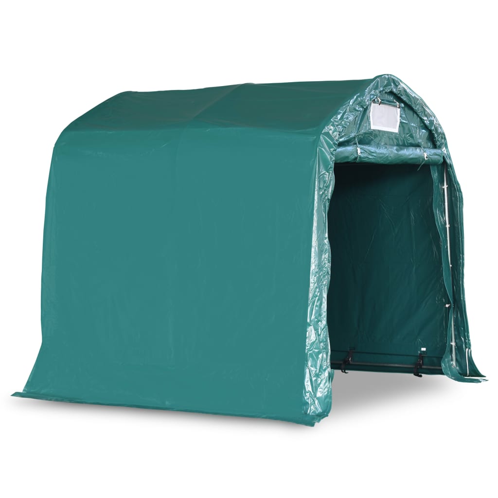 Garagetent 1,6x2,4 m PVC groen – afbeelding 4