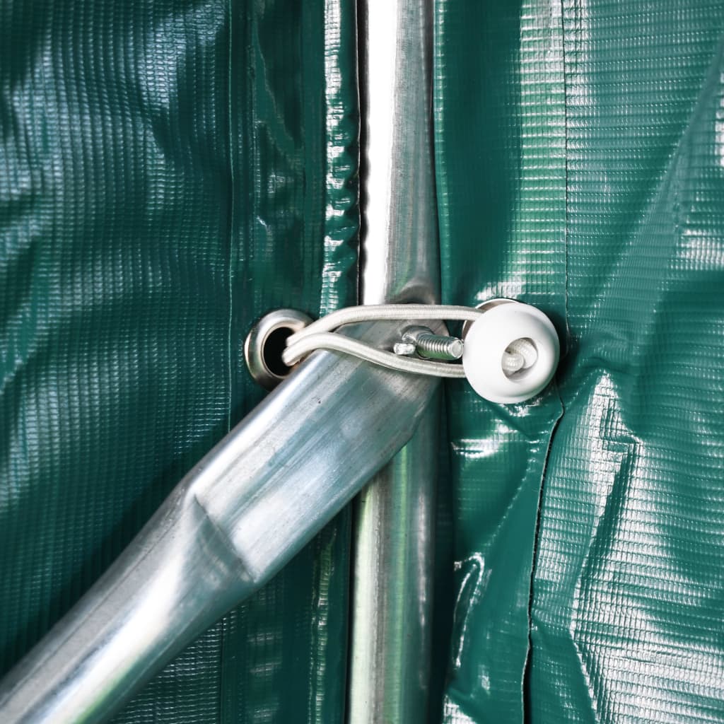 Garagetent 1,6x2,4 m PVC groen – afbeelding 6