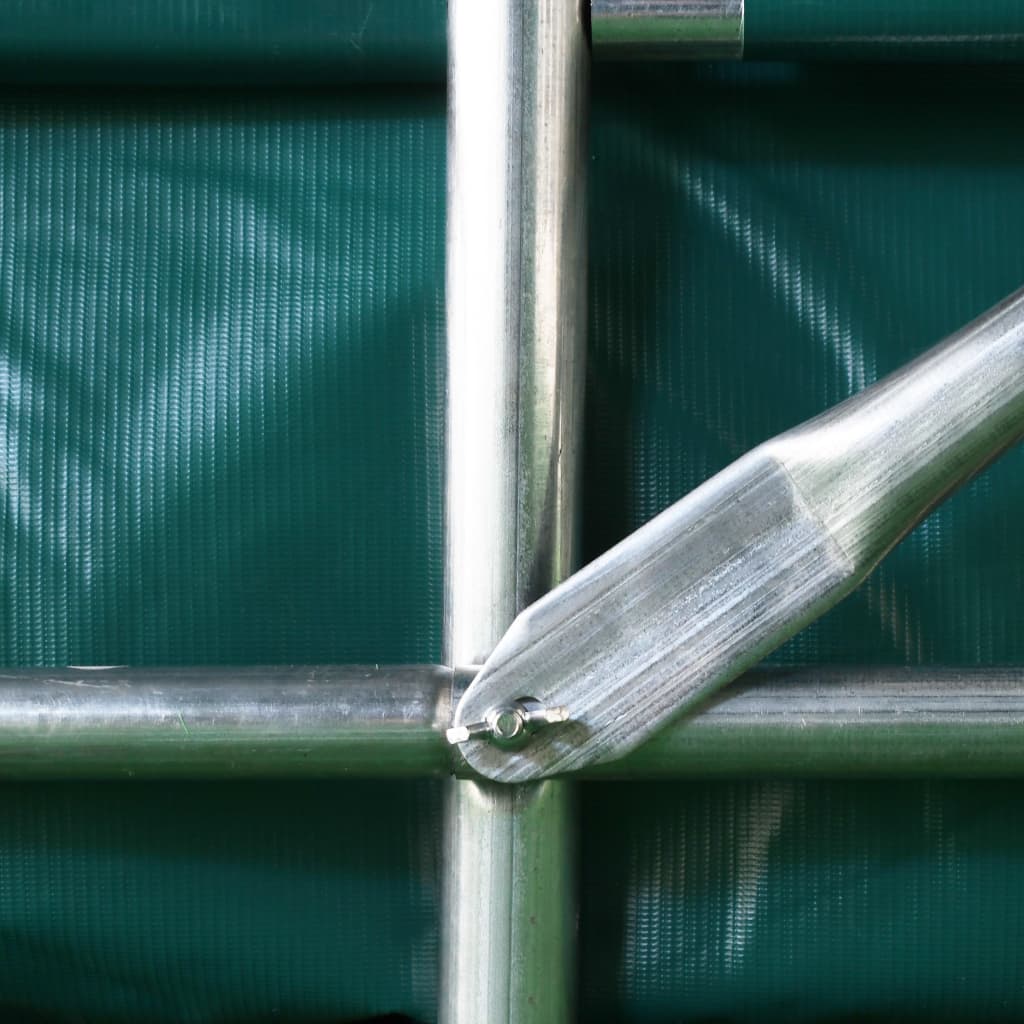 Garagetent 1,6x2,4 m PVC groen – afbeelding 8