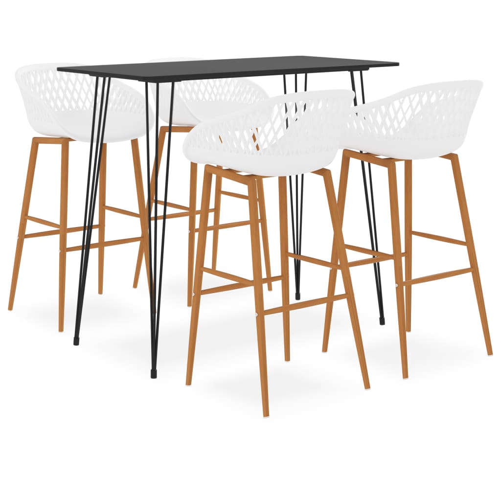 5-delige Barset zwart en wit