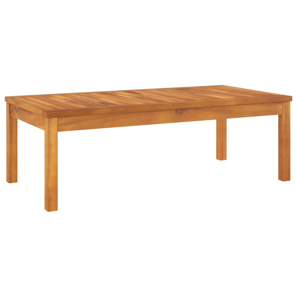 4-delige Loungeset met kussens massief acaciahout – afbeelding 8