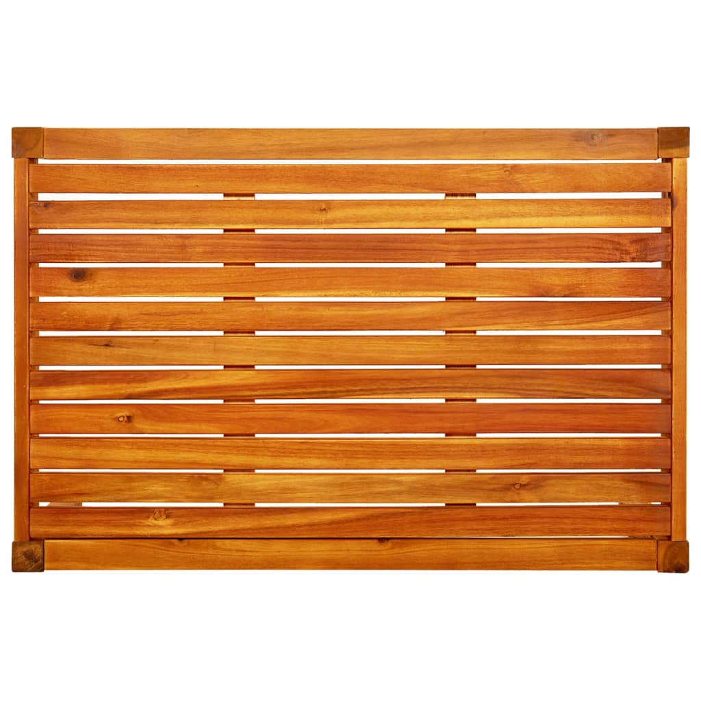 Tuinbank met tafel en voetenbanken massief acaciahout – afbeelding 6