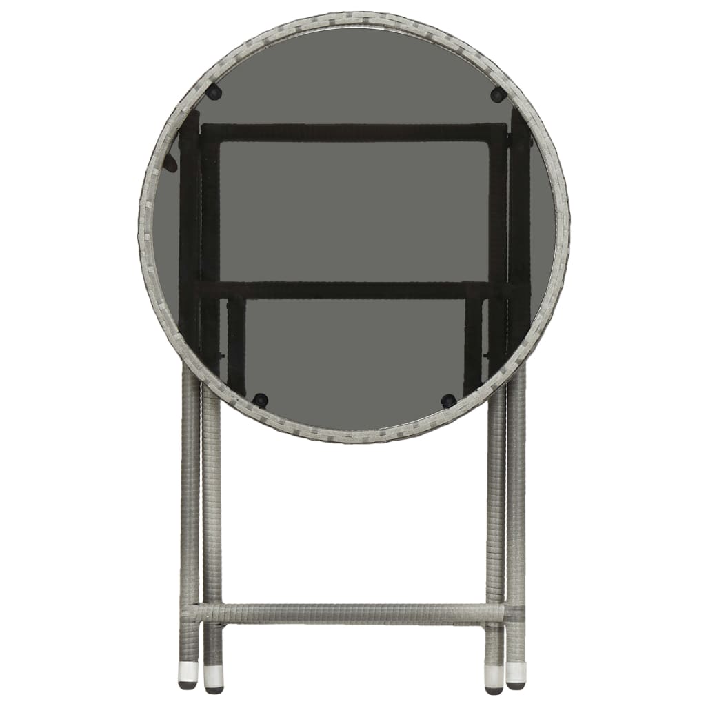 3-delige Bistroset poly rattan en gehard glas grijs – afbeelding 10