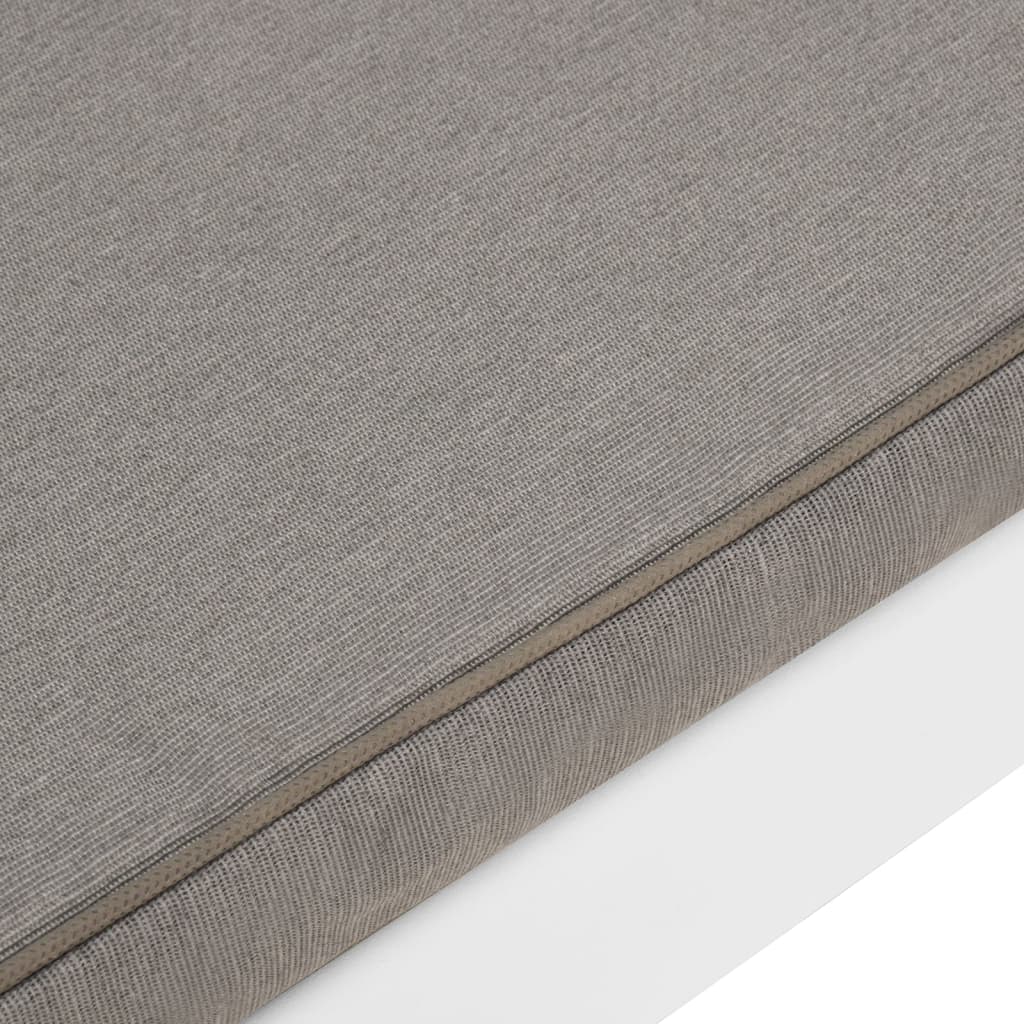 4-delige Loungeset met kussens kunststof wit – afbeelding 10