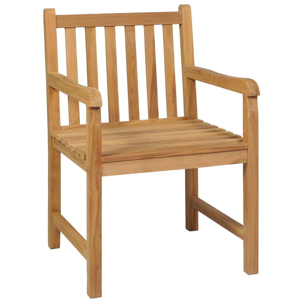 5-delige tuinset 150x90 cm massief teakhout – afbeelding 4