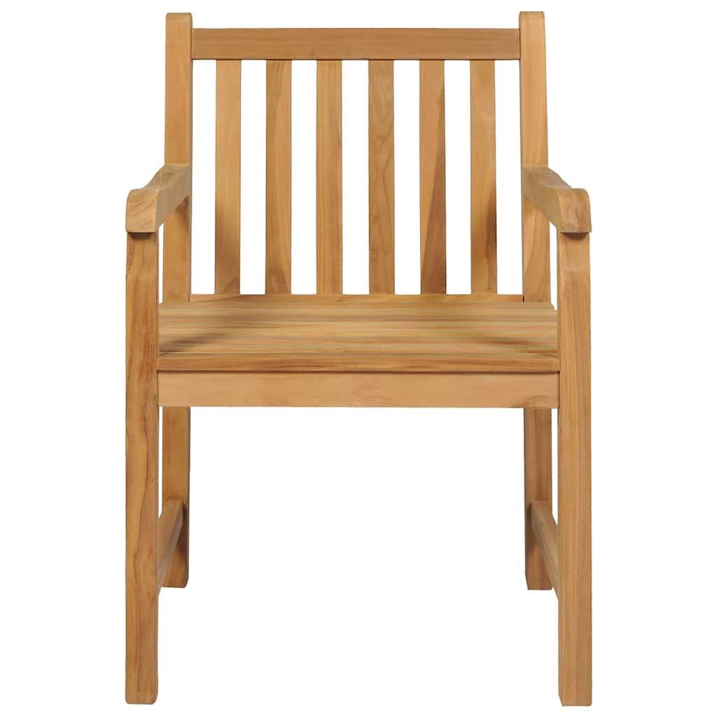5-delige tuinset 150x90 cm massief teakhout – afbeelding 5