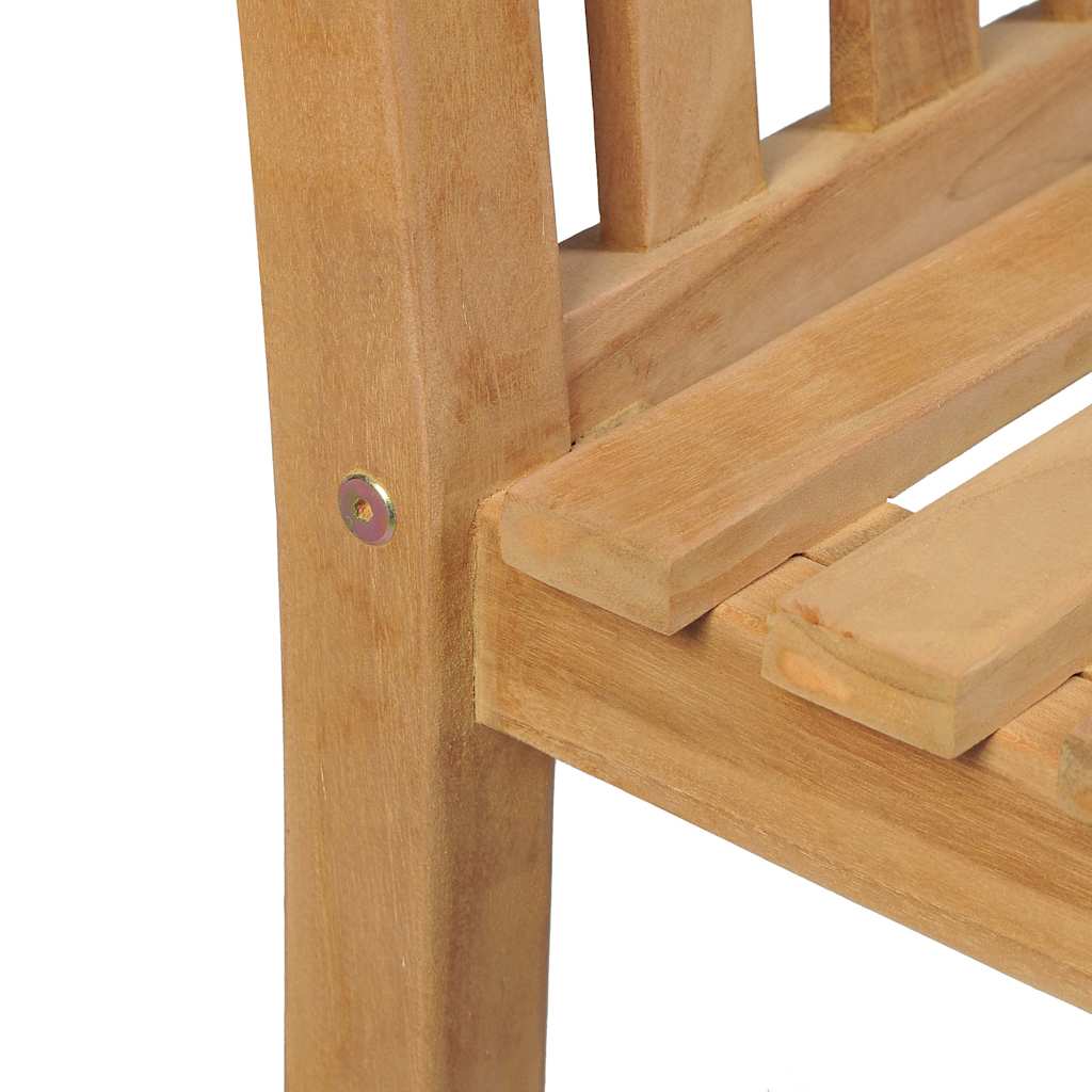 5-delige tuinset 150x90 cm massief teakhout – afbeelding 7